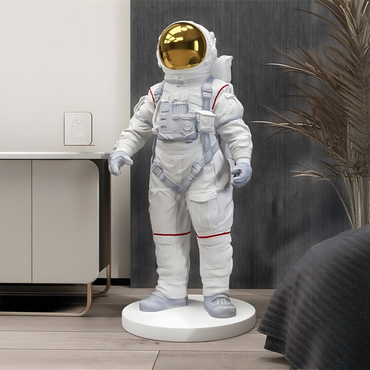 Large White Space Astronaut Standing Sculpture - 150cm - Atelier Home™