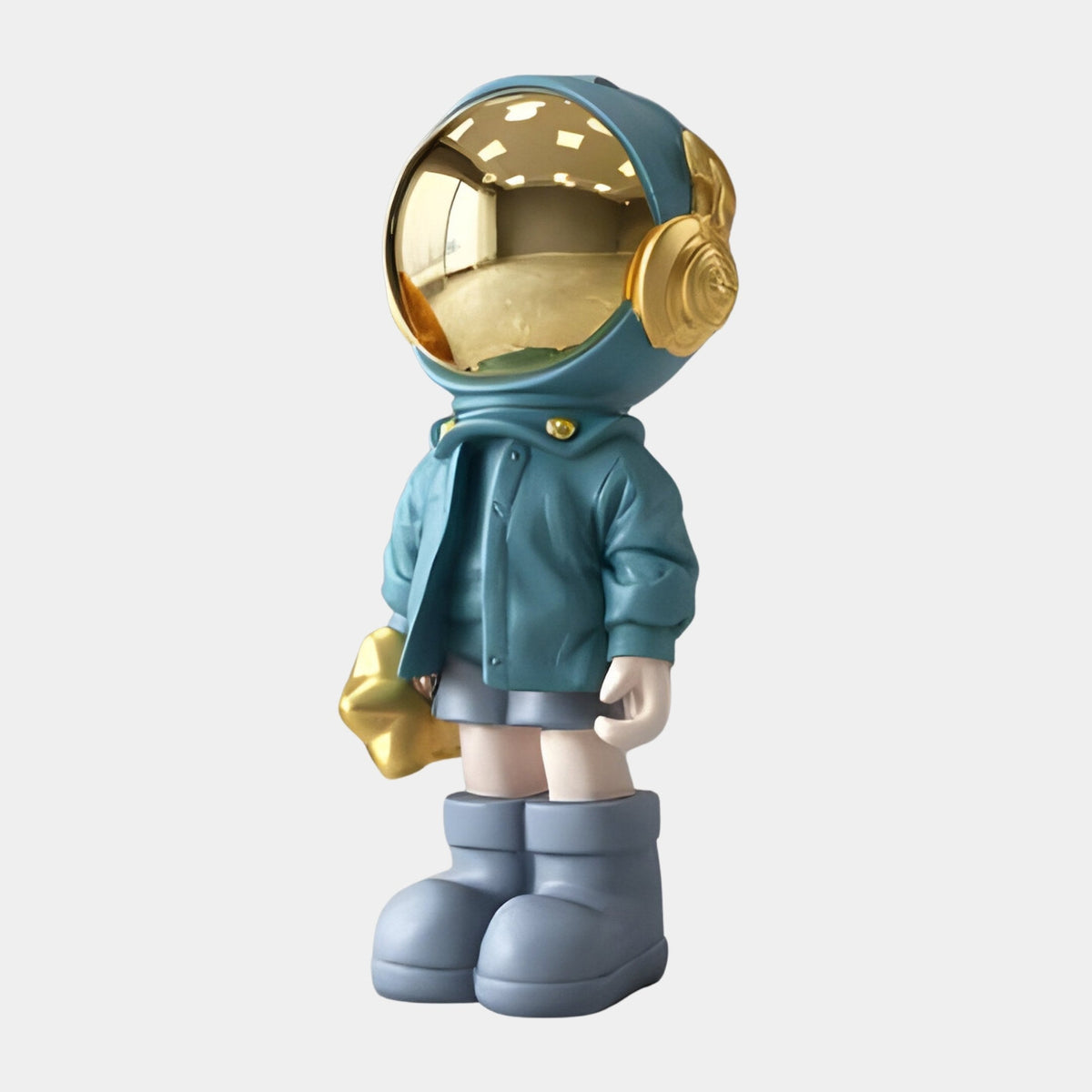 Small Galactic Blue Astronaut Beats Sculpture - 70cm - Atelier Home™