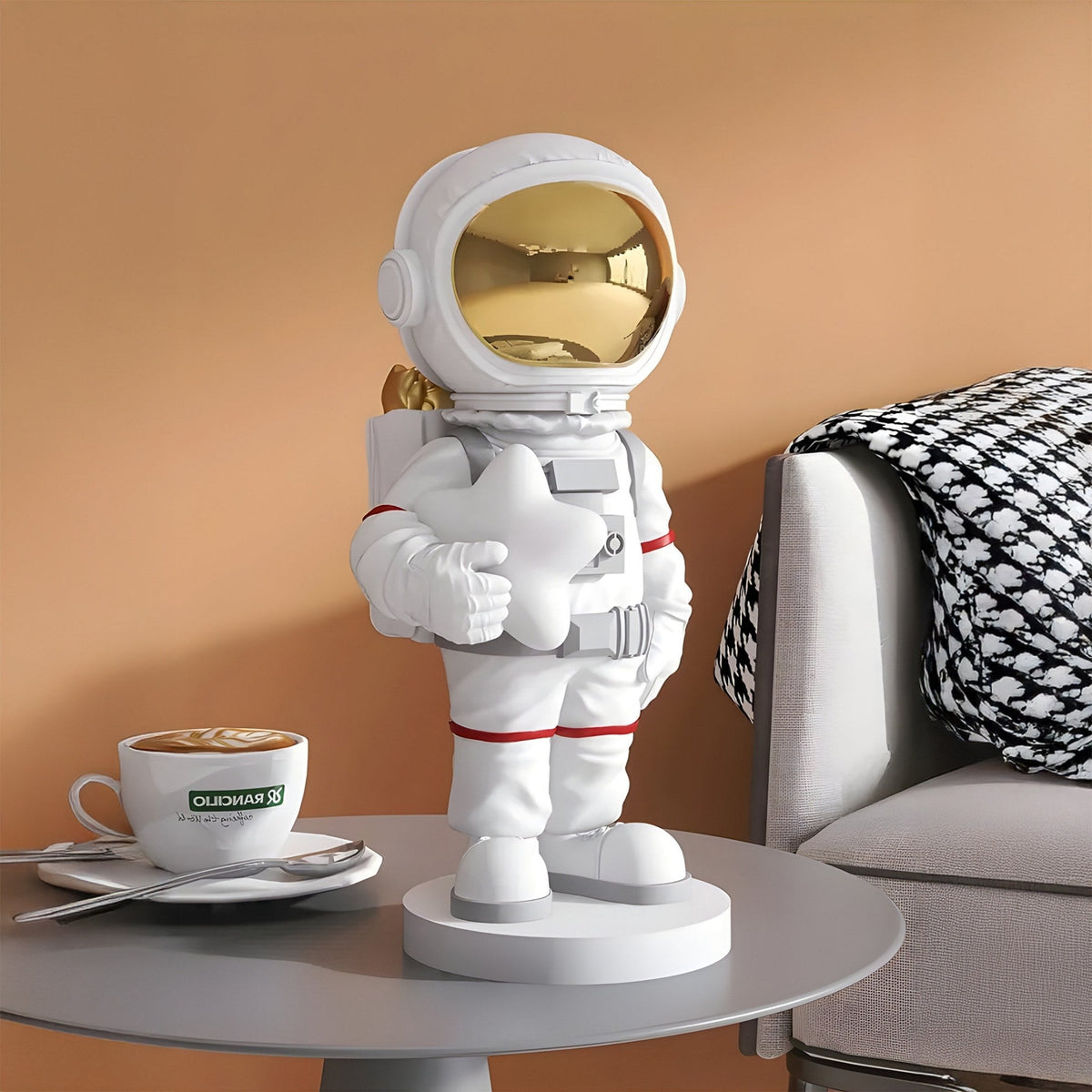 Small Nova White Astronaut Star Figure - 37cm - Atelier Home™