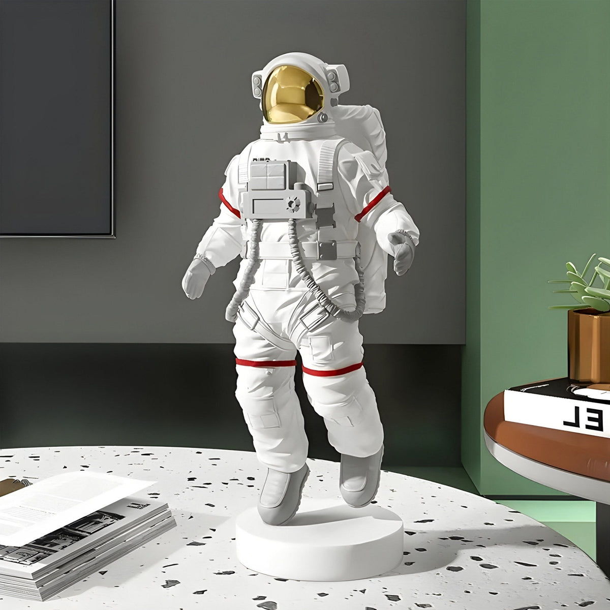 Small White Space Astronaut Voyager Figure - 30cm - Atelier Home™