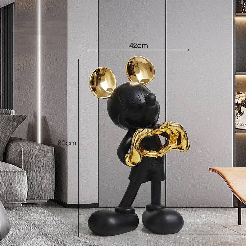 Mickey & (Black Round Product Base Included) - Atelier Home™