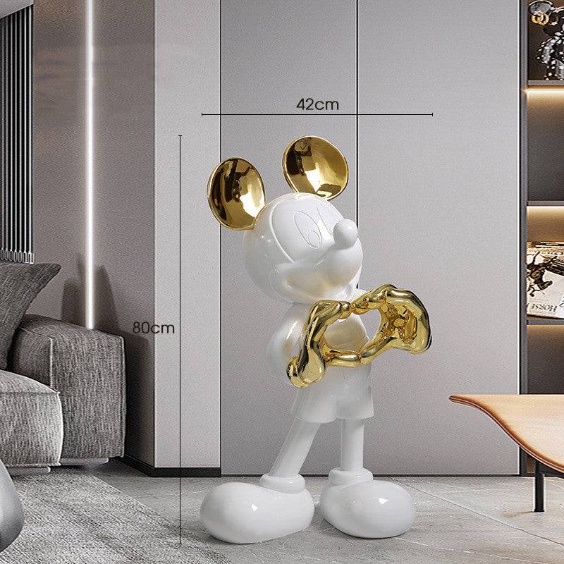 Mickey & (Black Round Product Base Included) - Atelier Home™