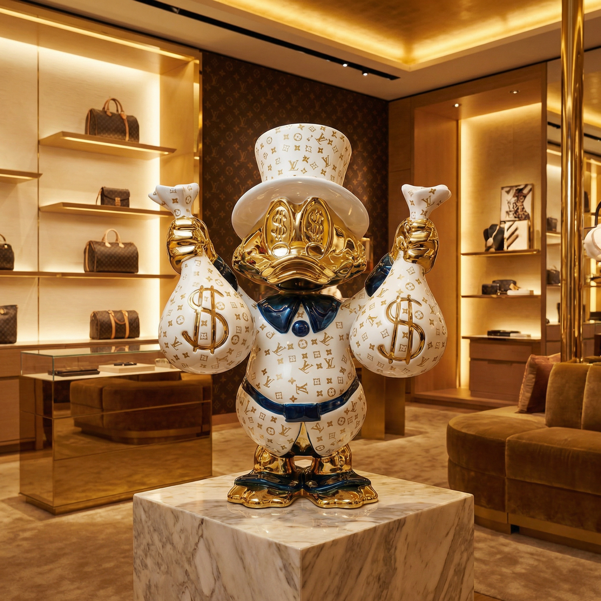 Billionaire Duck (Money Bags LV) - Atelier Home™