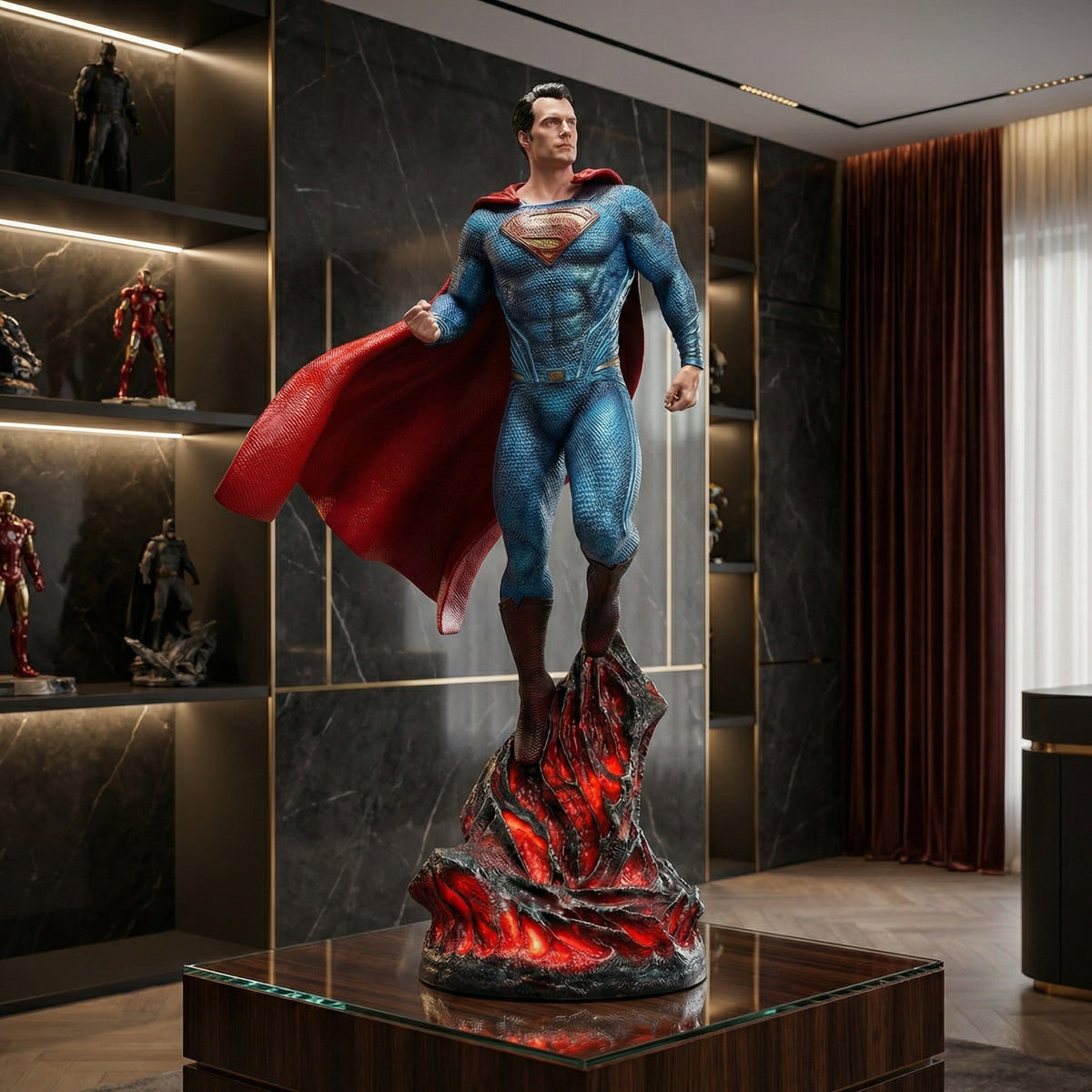 Superman: – 1/4 Scale Premium Statue 73cm™ - Atelier Home™