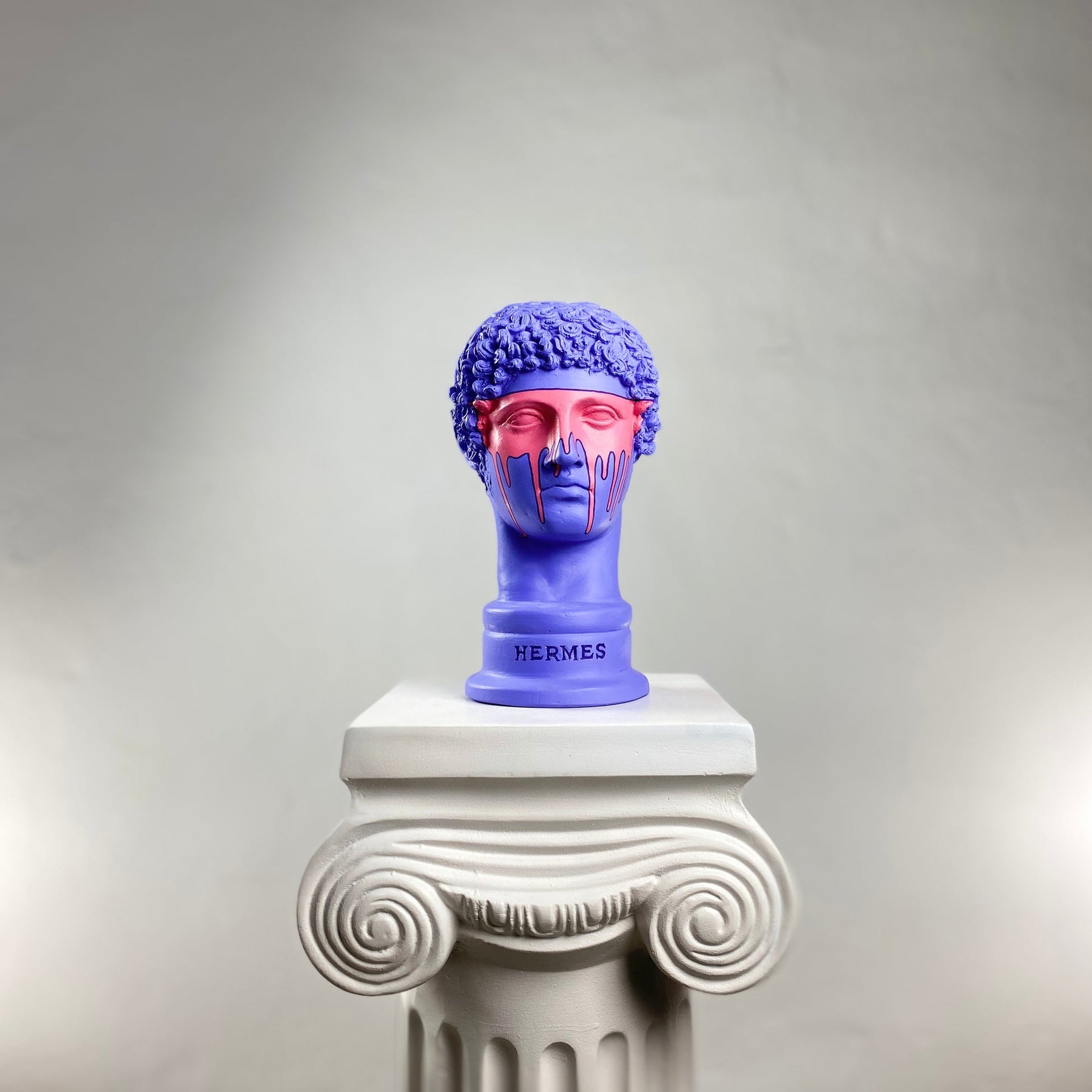 Hermes, Hermes Bust, Hermes Head Statue, Ancient Greek Sculpture, Pop Art Sculpture, Modern Sculpture - Atelier Home™