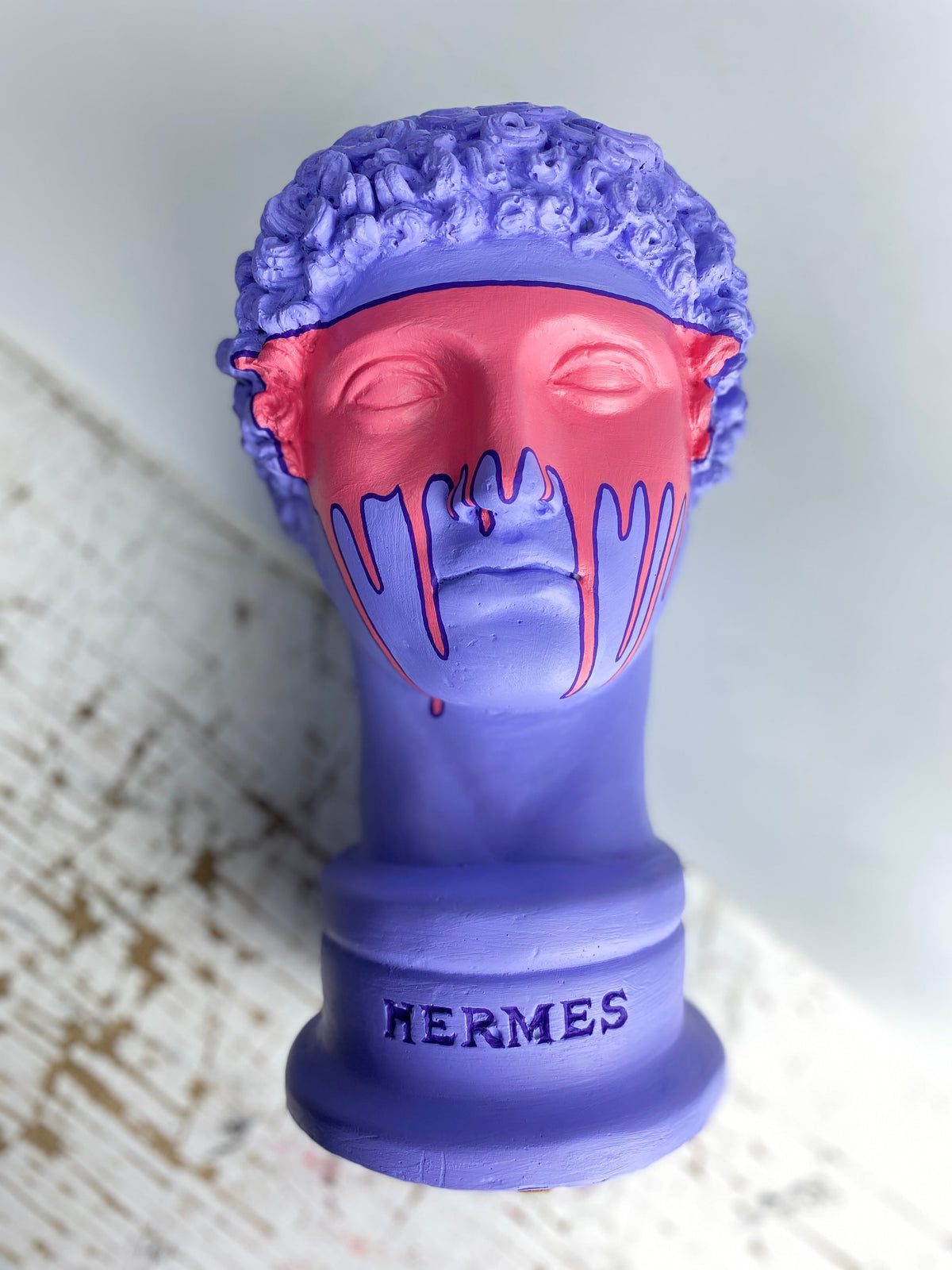 Hermes, Hermes Bust, Hermes Head Statue, Ancient Greek Sculpture, Pop Art Sculpture, Modern Sculpture - Atelier Home™