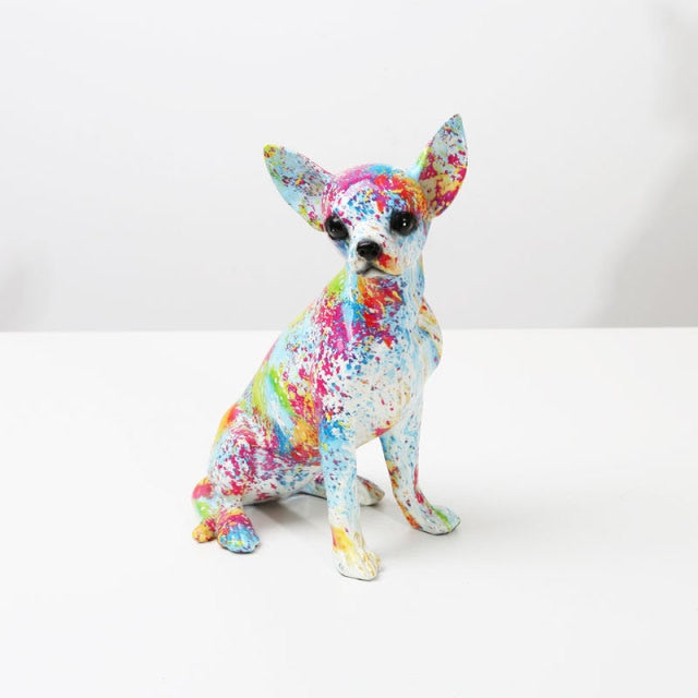 Atelier Chihuahua™ Atelier Home™ White & Pink 24x12x14CM