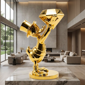 Monopoly sitzt auf einem Dollarbeutel™ 