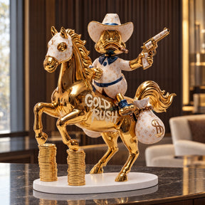 Gold Rush™ — walnut collector's lounge