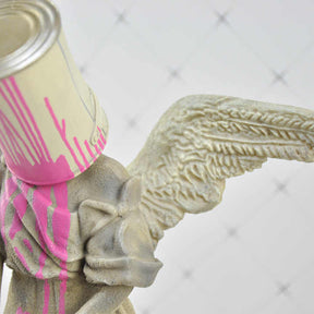 Pour The Paint Iron Bucket Angel - Banksy