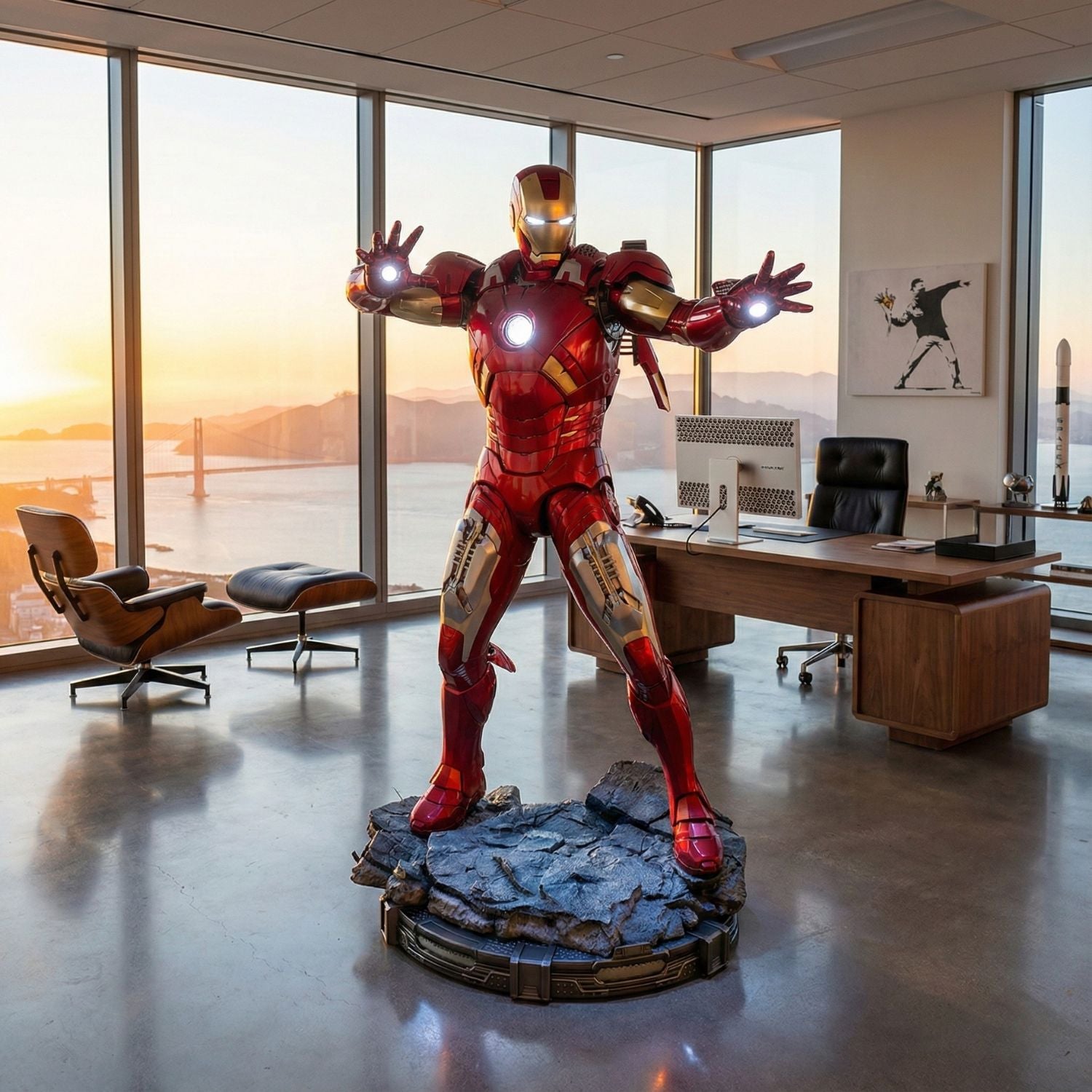 Iron Man 2.0 Attack Mode™ (120cm) - Atelier Home™