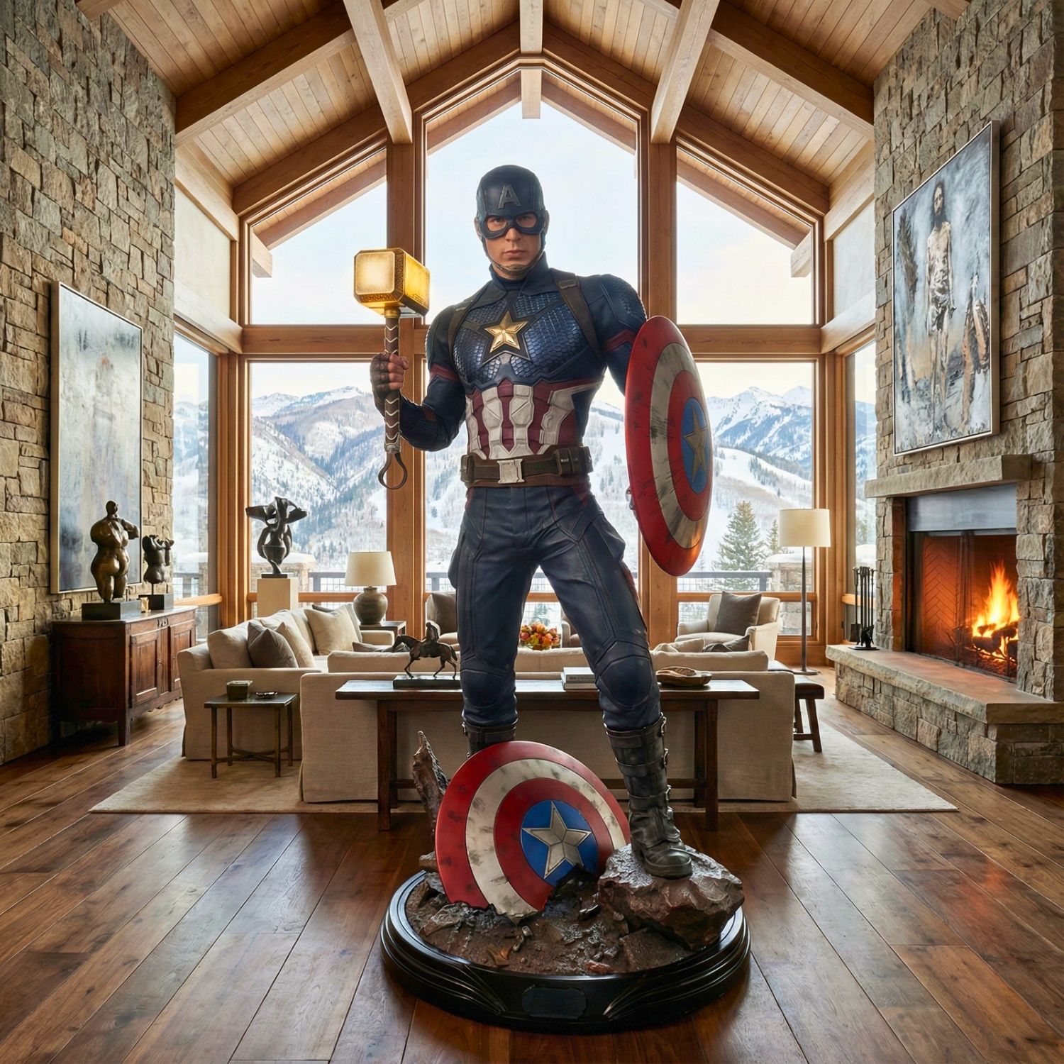 Captain America (210cm) ™ - Atelier Home™