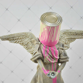 Pour The Paint Iron Bucket Angel - Banksy - Atelier Home™