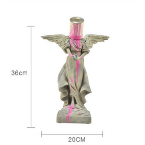 Pour The Paint Iron Bucket Angel - Banksy - Atelier Home™