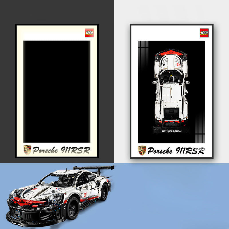 Porsche Lego Supercar Led Wall Art - Atelier Home™