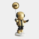 Small Celestial Gold Astronaut Balloon Figure - 42cm - Atelier Home™