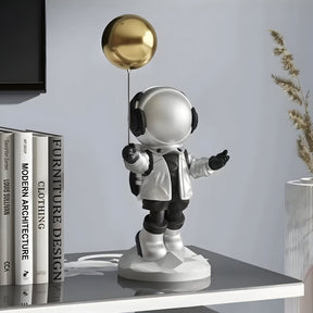 Small Lunar Silver Astronaut Balloon Figure - 42cm - Atelier Home™