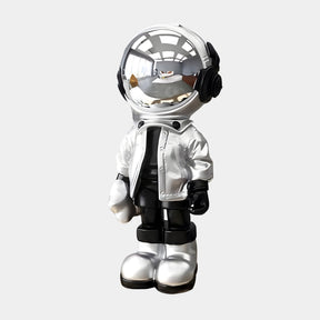 Small Lunar Silver Astronaut Beats Figure - 36cm - Atelier Home™