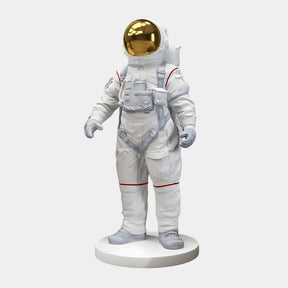 Small White Space Astronaut Standing Sculpture - 58cm - Atelier Home™
