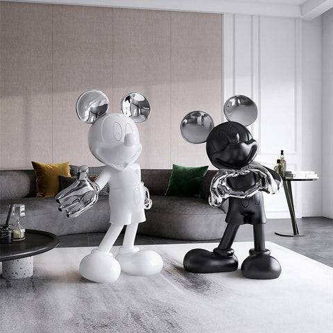 Mickey & (Black Round Product Base Included) - Atelier Home™