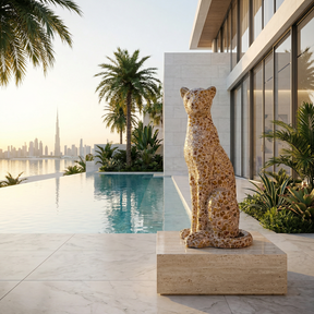 Majestic Mosaic Leopard 80cm - Atelier Home™