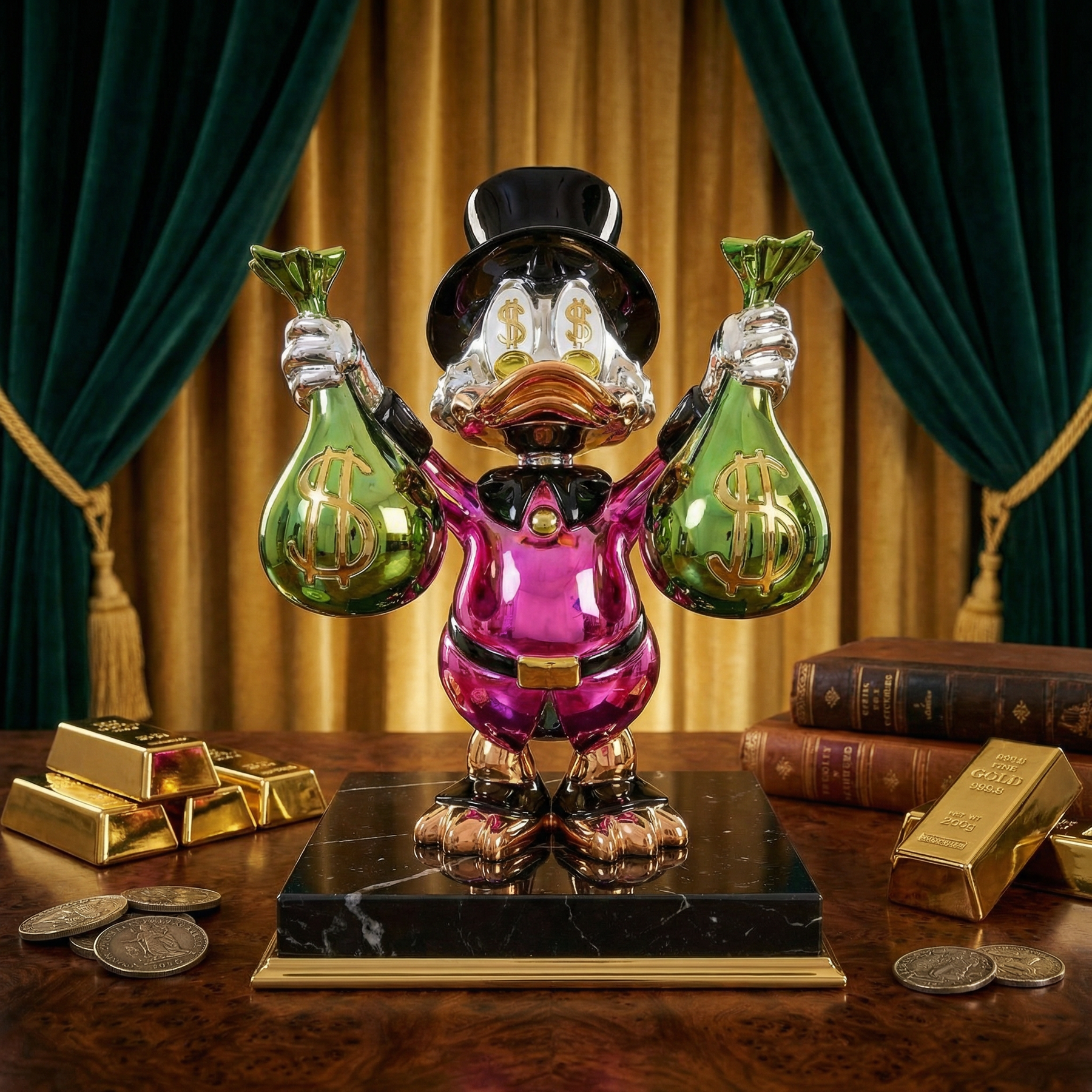 Billionaire Duck (Money Bags)™ - Atelier Home™