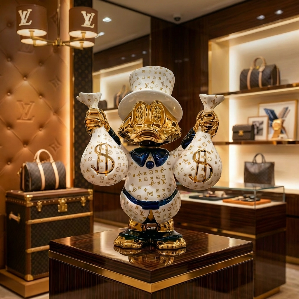Billionaire Duck (Money Bags LV) - Atelier Home™