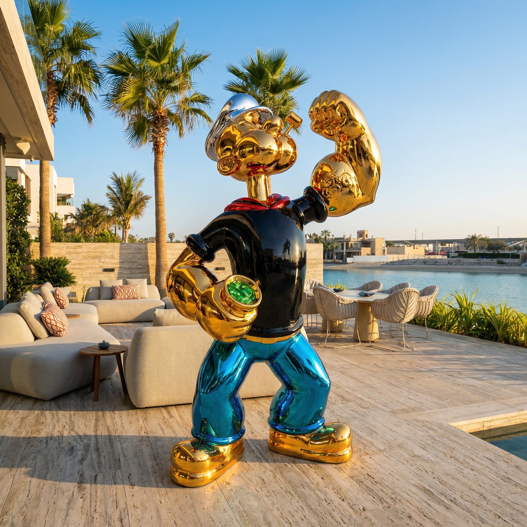 Statut POPEYE édition limitée / lumiere - Décoration