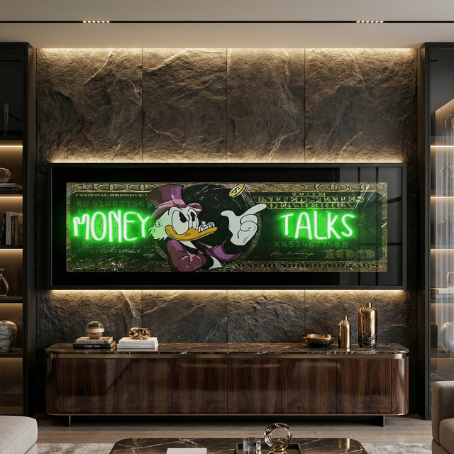 MONEY TALKS (Billionaire Neon Canva)