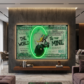Billionaire Duck (Billionaire Neon Canva) - Atelier Home™