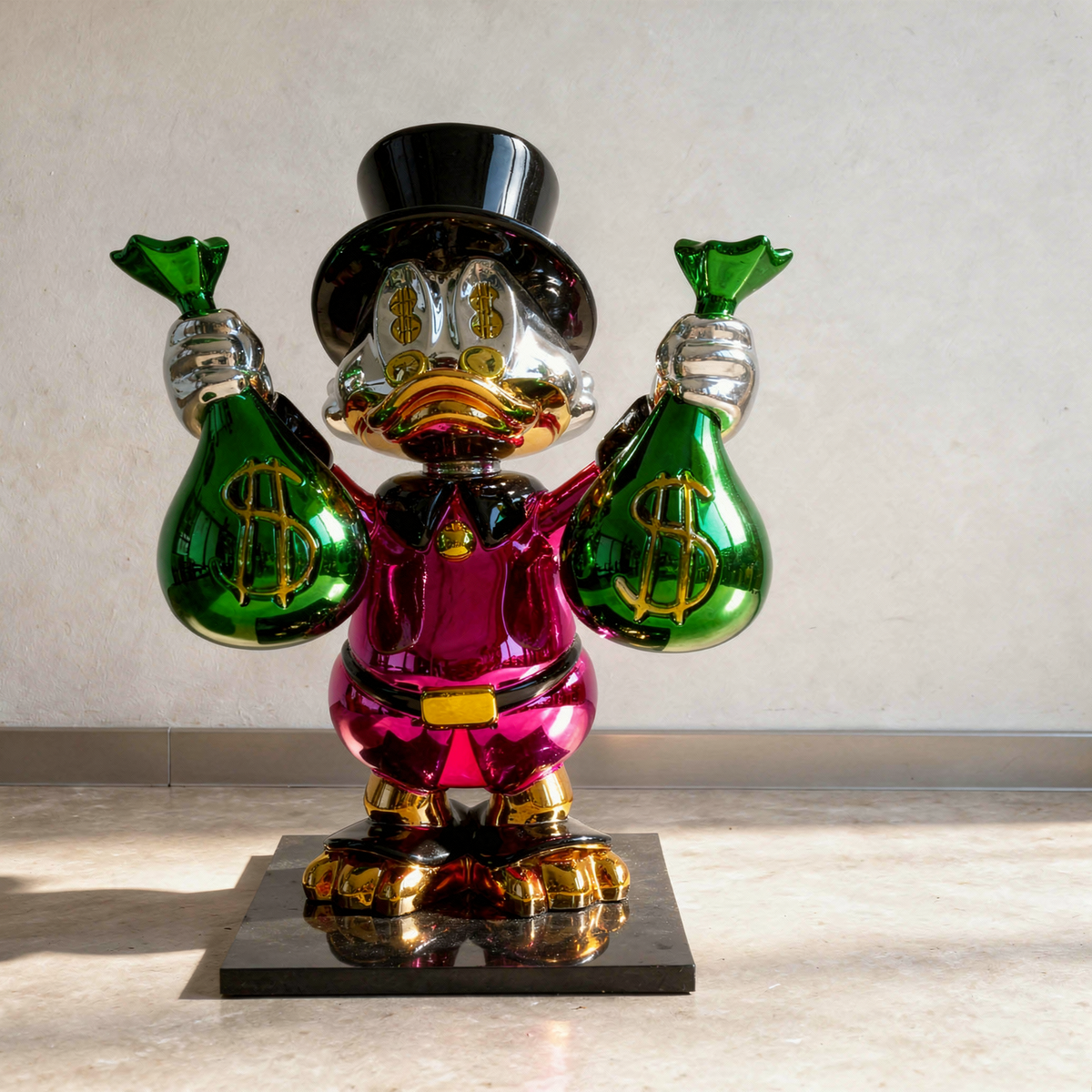 Billionaire Duck (Money Bags) Lifesize 150cm/4.92ft.™