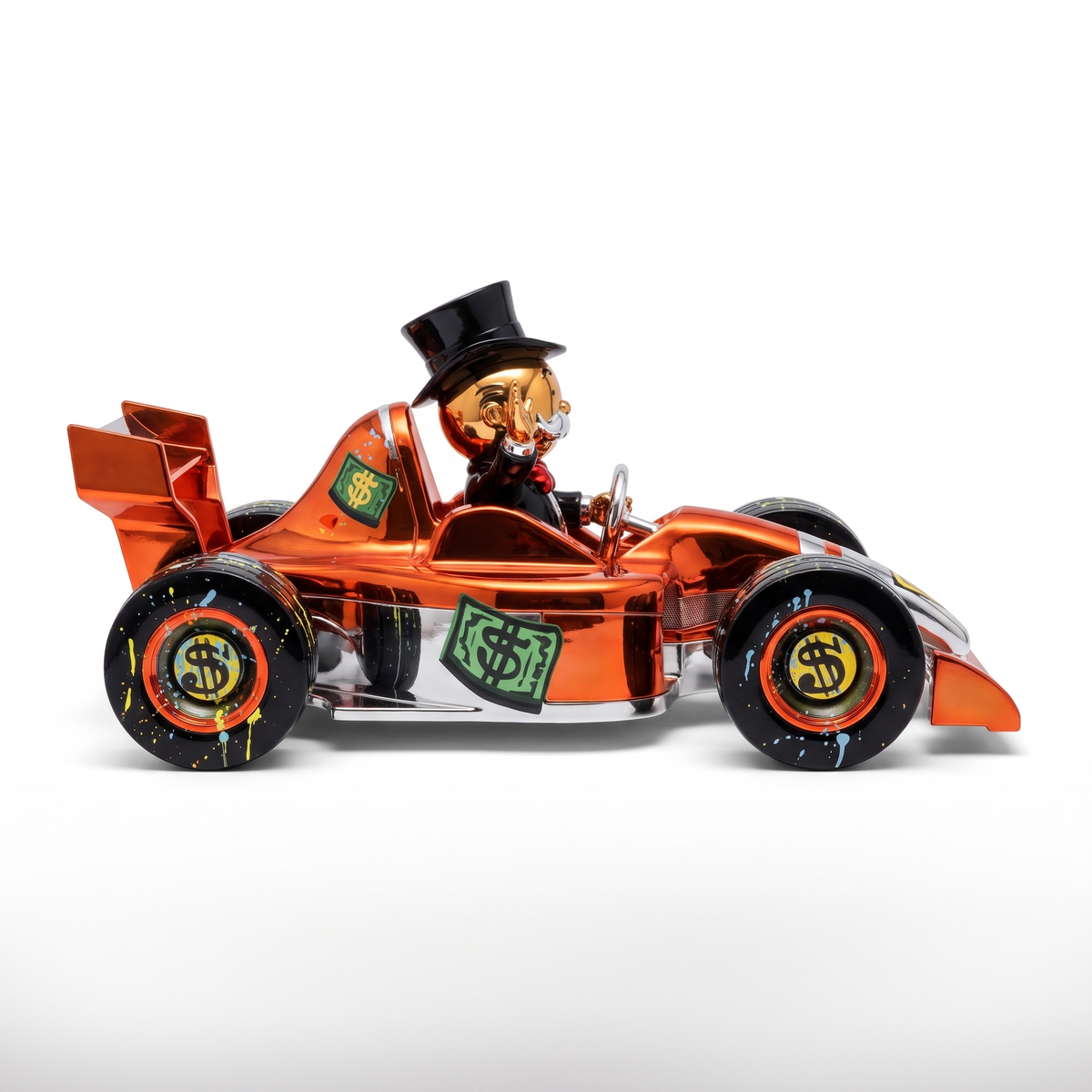 Monopoly sitzt auf einem Dollarbeutel™ 