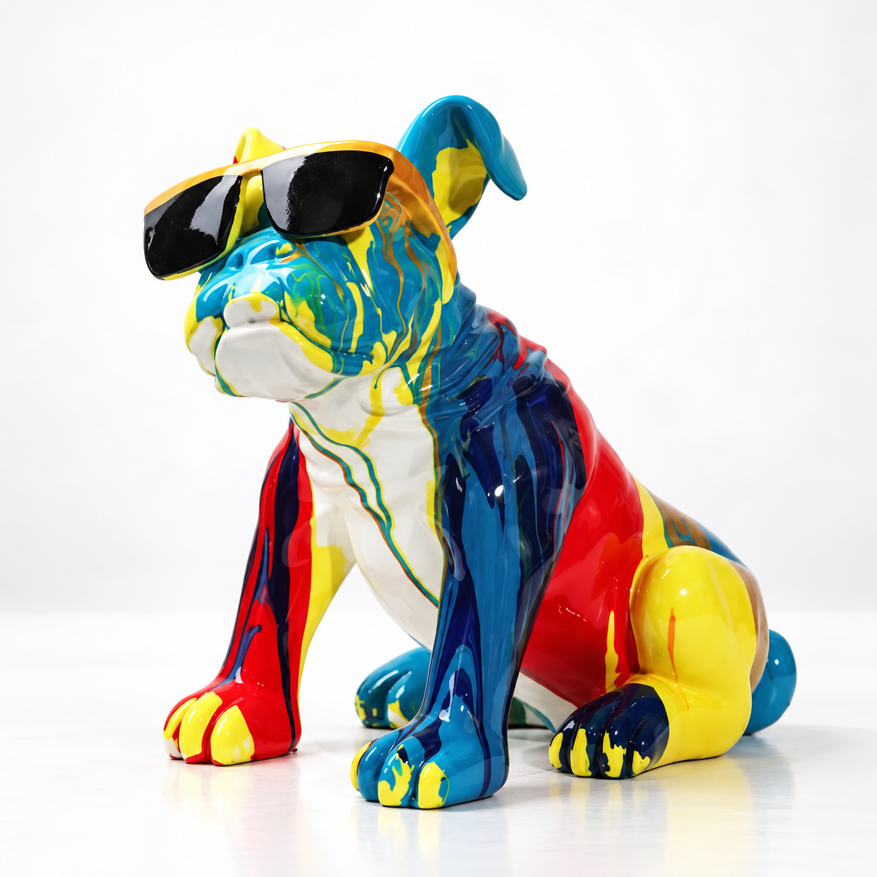 Cool Bully sculpture on a white studio background