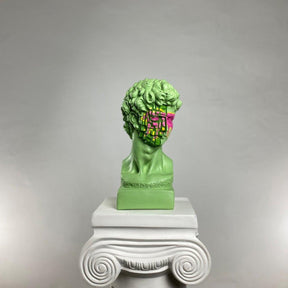 David Sculpture Statue, David Bust Statue, Pop art sculpture, Modern Sculpture, Roman Statue, David Sculpture, Greek Bust Statue - Atelier Home™