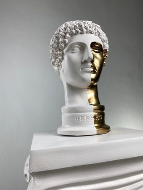 Hermes, Hermes Bust, Hermes Head Statue, Ancient Greek Sculpture, Pop Art Sculpture, Modern Sculpture - Atelier Home™