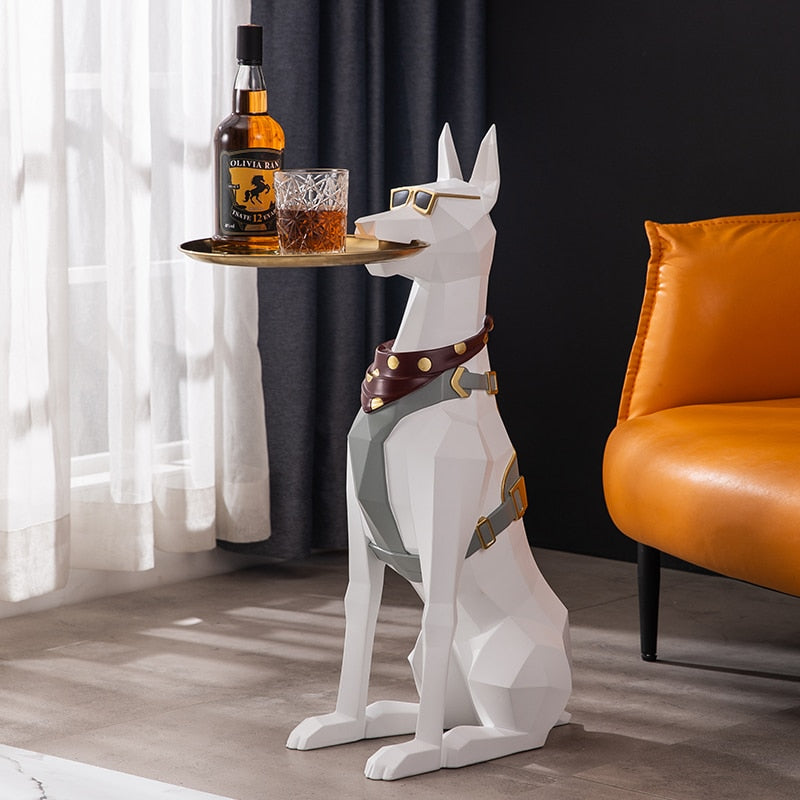 Dobermann™ Atelier Home™ White 78cm x 39cm x 22cm 