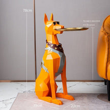 Dobermann™ Atelier Home™ Orange 78cm x 39cm x 22cm 