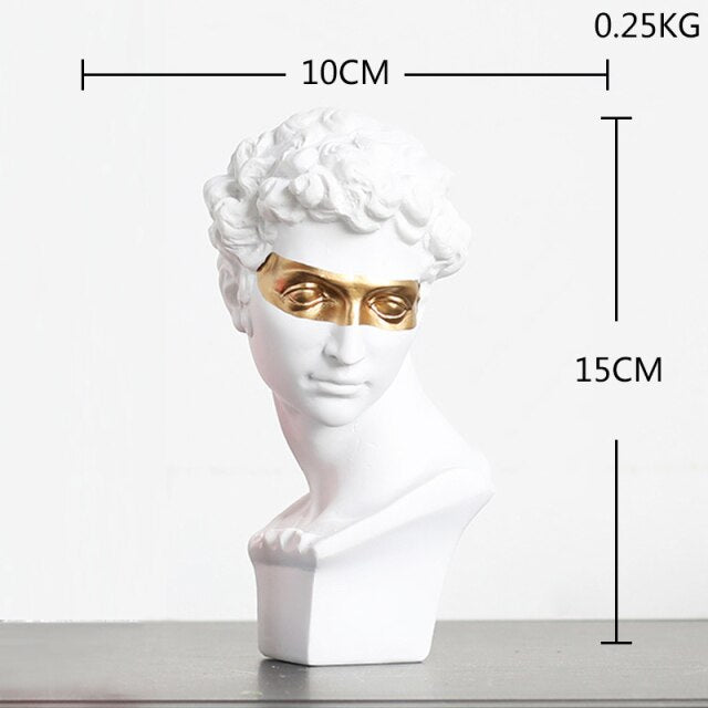 David Bust™ Atelier Home™ Little David White 