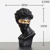 David Bust™ Atelier Home™ Little David Black 